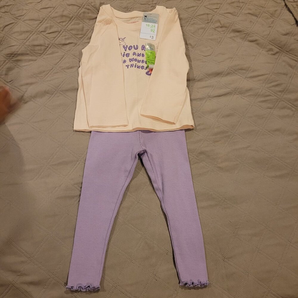 New with tags little girls outfit